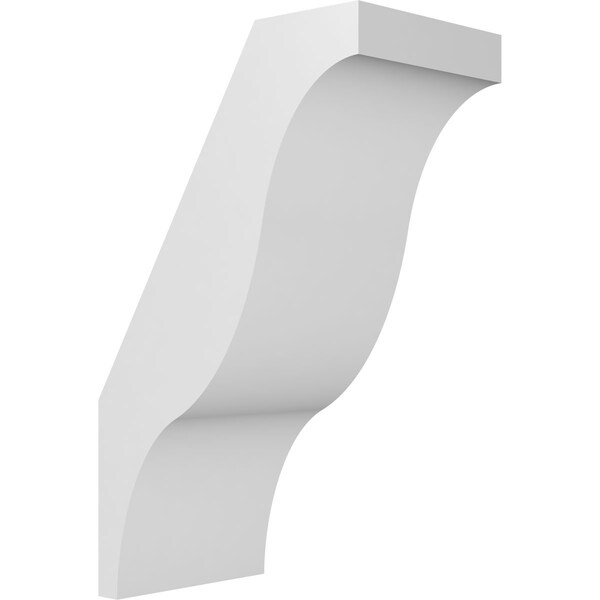 Ekena Millwork 4-in. W x 6-in. D x 10-in. H Funston Architectural Grade PVC Knee Brace BRCP04X06X10FST - main